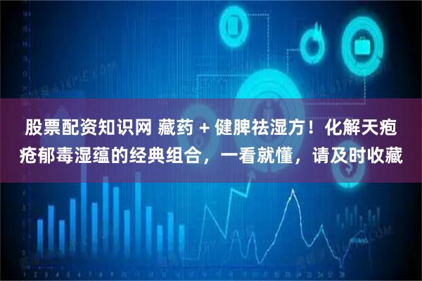 股票配资知识网 藏药 + 健脾祛湿方！化解天疱疮郁毒湿蕴的经典组合，一看就懂，请及时收藏